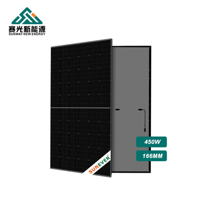 پانل خورشیدی خورشیدی 166 میلی متری 440 وات 460 وات 450 وات با قاب 35 میلی متری