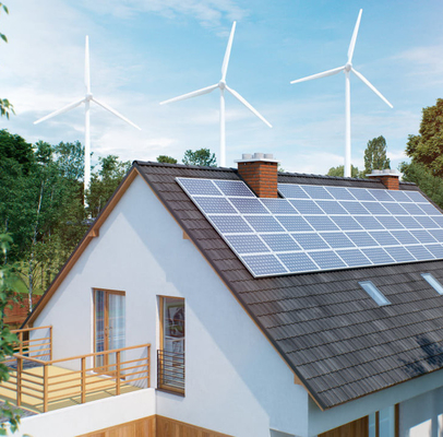سیستم انرژی باد با باتری Lifepo4 3kw 5kw 10kw Wind Solar Off Grid