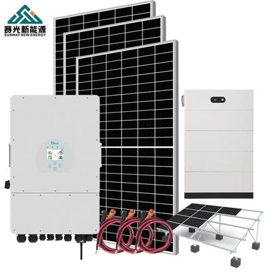 سیستم انرژی خورشیدی هیبریدی 4kW برای حالت غیر شبکه صنعتی