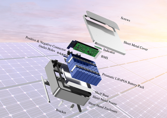 5kwh 10kwh 15kwh 20kwh باتری قابل انباشت Lifepo4 باتری لیتیوم برای ذخیره انرژی خانگی