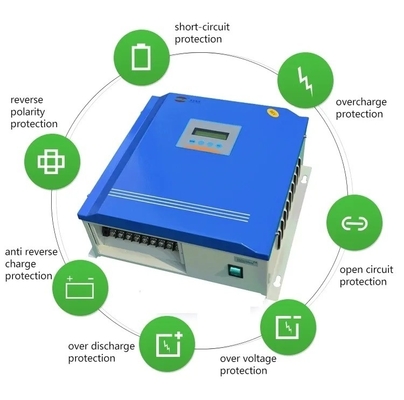 PWM 400w کنترل کننده خورشیدی و بادی با بار زدایی ترمز 48VAC-220VAC