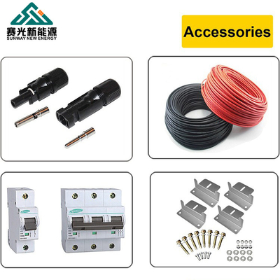 سیستم انرژی خورشیدی هیبریدی سفارشی 10KW 15KW 20KW برای بازار B2B