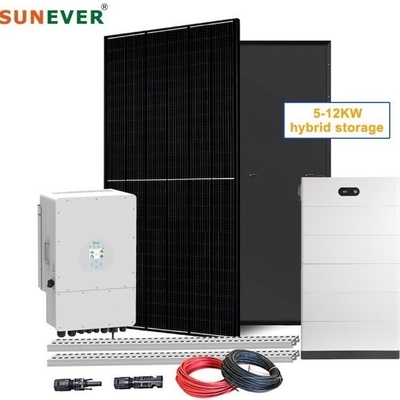 50Hz فرکانس خروجی 2024 سیستم ذخیره انرژی خورشیدی برای خانه 6kw 8kw 10kw فروش آنلاین