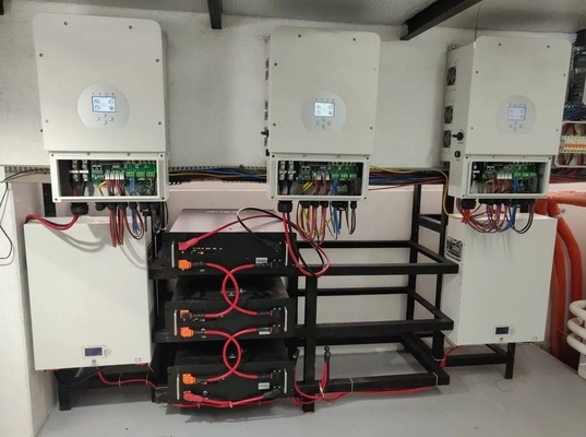 خانه سیستم ذخیره انرژی خورشیدی 6kw 8kw 10kw برای کیت هیبریدی ژنراتور برق کامل