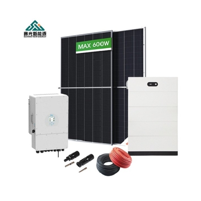 کیت فتوولتائیک 10kw سیستم پانل خورشیدی 10 Kw با گواهینامه CE / RoHS / UN38.3 / MSDS