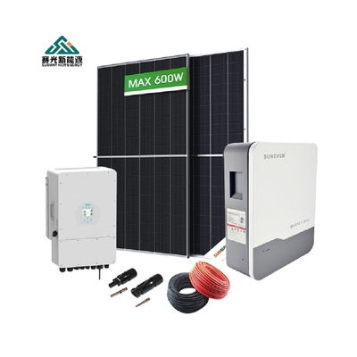 5kw 10kw 15kw 20kw خانه سیستم خورشیدی هیبریدی پنل های خورشیدی 410-700Watt 48Vdc / 51.2Vdc