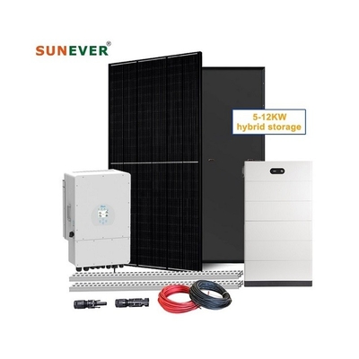 6000 چرخه 80٪DOD باتری سرب اسید برق مستقیم 5kW سیستم پنل خورشیدی برای خانه