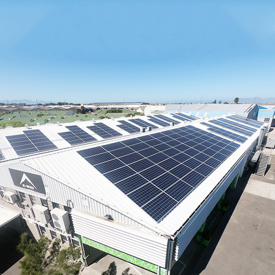 سیستم خورشیدی فتوولتائیک تجاری 20kw 5KW 10KW نصب زمینی