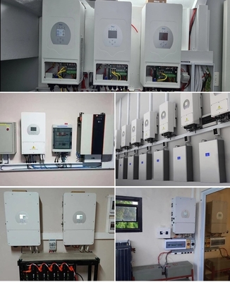 5KW 10KW سیستم انرژی خورشیدی برای ولتاژ خروجی 220v/380v 24 ساعت زمان کار