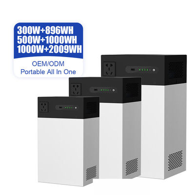 1004.8Wh دو بار شارژ سیستم انرژی خورشیدی 500W ESS قابل حمل