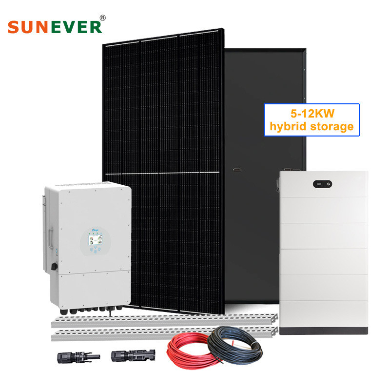 48Vdc/51.2Vdc سیستم هایبریدی PV برای خانه 5kw 8kw 10kw 12kw CE