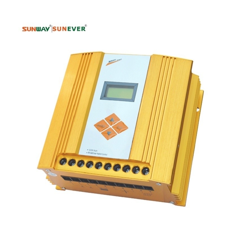100-600W 12V کنترل کننده خورشیدی و بادی بالا خورشیدی PWM LCD CE IEC گواهینامه