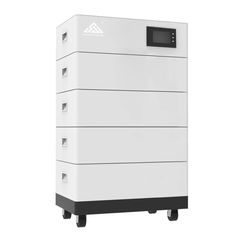اتصال به شبکه هیبریدی باتری خورشیدی LiFePO4 5KWH 10KWH 15KWH 20KWH برای خانه