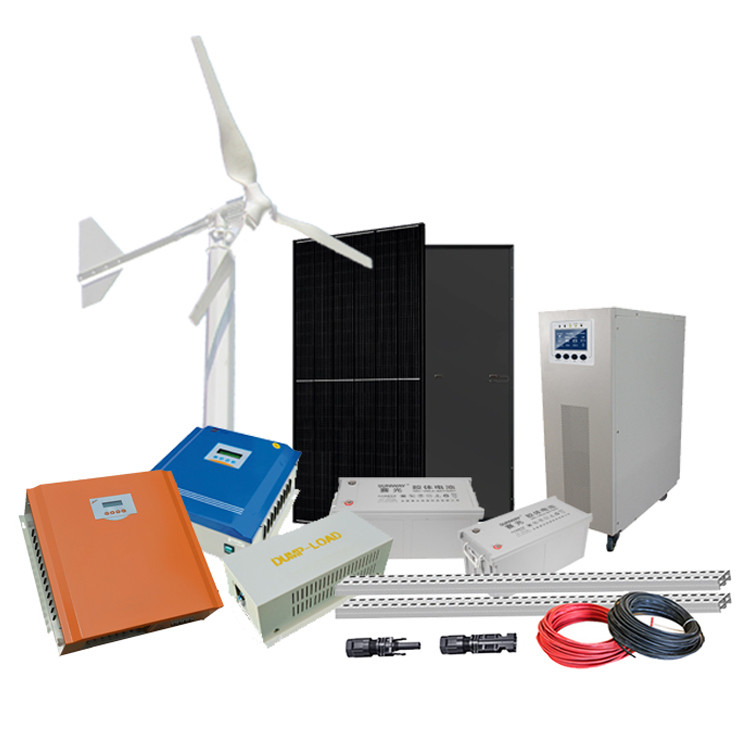 خانه 3KW 5KW 10KW سیستم برق هیبریدی خورشیدی با اتصال قطب فلنج