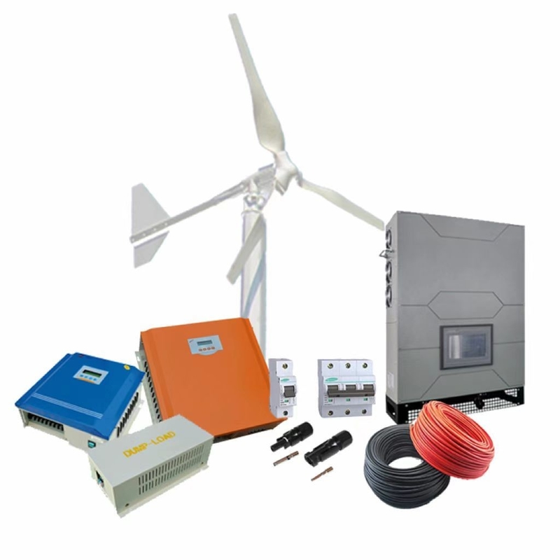 توربین بادی 5KW/10KW مسکونی 3 فاز 380VAC برای تولید برق هیبریدی در شبکه