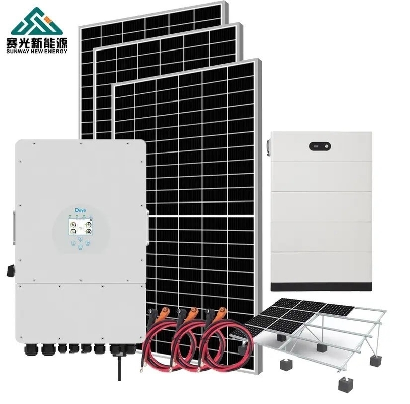 48Vdc / 51.2Vdc ولتاژ خروجی 100kw سیستم انرژی خورشیدی برای نصب مسکونی