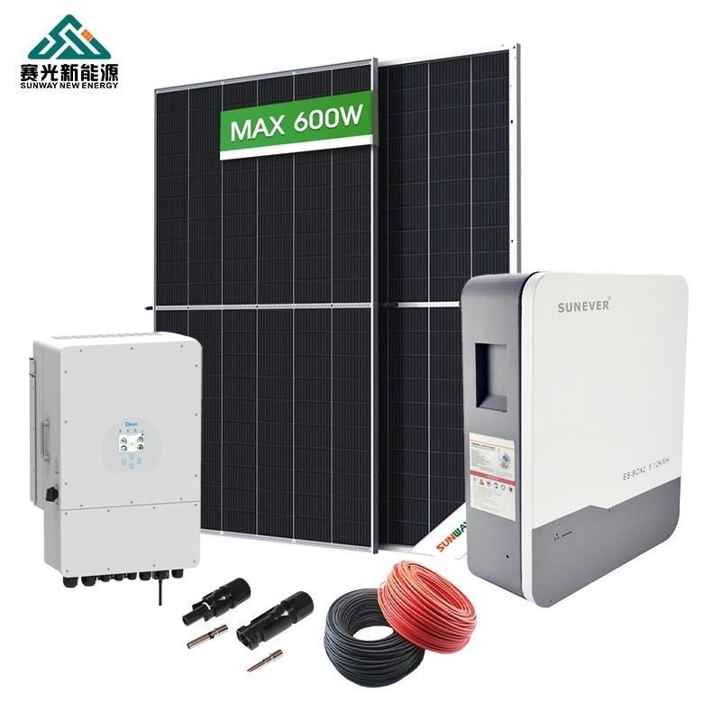 5kw 6kw 8kw 10kw سیستم ذخیره انرژی خورشیدی باتری هایبرید سرب اسید قدرت برای خورشیدی