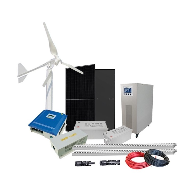 نوع باتری سرب اسید سیستم برق بادی 5kw 10kw 48V/96V/120V/220/380V