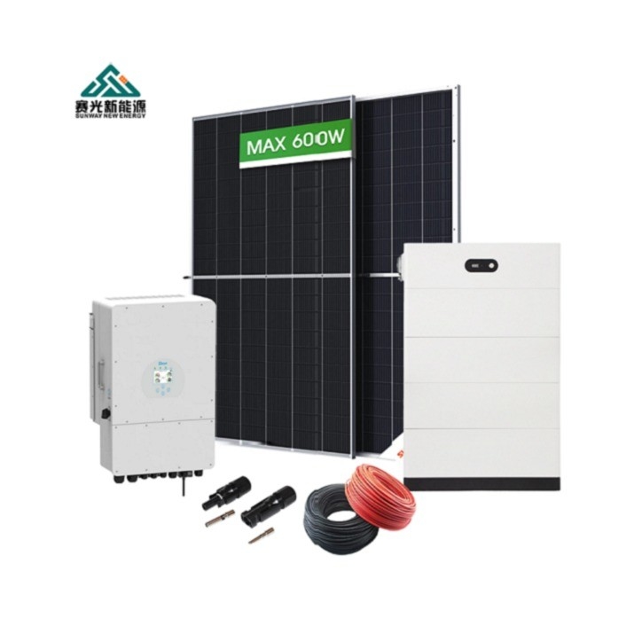 سیستم هیبریدی انرژی خورشیدی 20kw 15kw 10kw 5kw برای خانه ولتاژ اسمی 48Vdc / 51.2Vdc