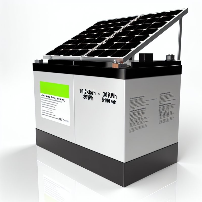 واحد ذخیره سازی انرژی خورشیدی 10.24kWh-30kwh انرژی و 5100Wh ظرفیت انرژی اسمی برای ذخیره سازی ظرفیت بالا
