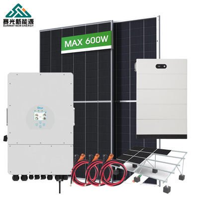 MPPT سیستم انرژی خورشیدی هیبریدی 8kw CE / RoHS / UN38.3 / MSDS گواهینامه