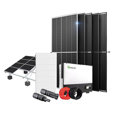 سیستم انرژی خورشیدی هیبریدی 12kw با باتری لیتیوم