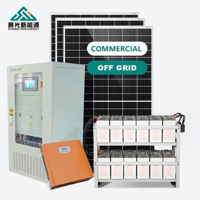 خانه تجاری سیستم ژنراتور خورشیدی 12kw سیستم خورشیدی غیر شبکه ای