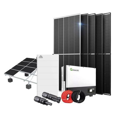 سیستم ژنراتور خورشیدی هیبریدی با Deye Growatt