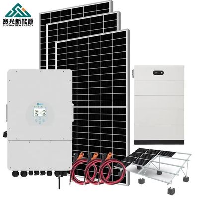 فتوولتائیک خانه شبکه هیبریدی سیستم خورشیدی سیستم inverter هیبریدی خورشیدی