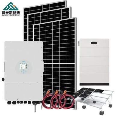 51.2Vdc Pv سیستم انرژی خورشیدی هیبریدی 410-700 وات در حالت شبکه