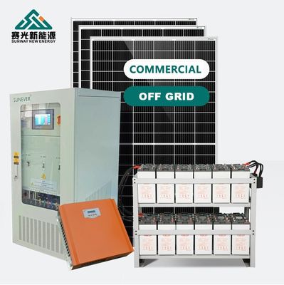 سیستم انرژی خورشیدی خودکفا 5KW تجاری 6KW سیستم خورشیدی خارج از شبکه