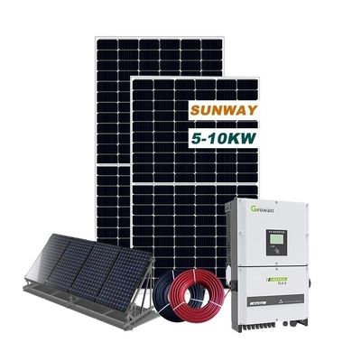 220VAC 10kW سیستم خورشیدی خانگی مزایای تجاری 50 هرتز