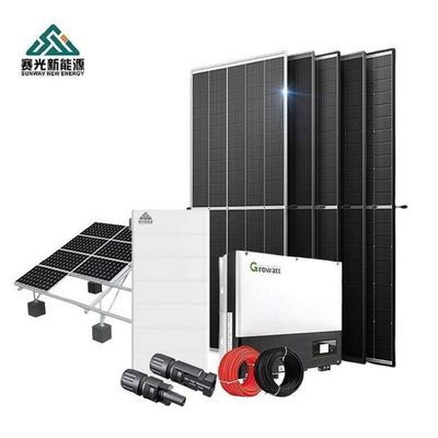 سیستم انرژی خورشیدی هیبریدی سفارشی 10KW 15KW 20KW برای بازار B2B