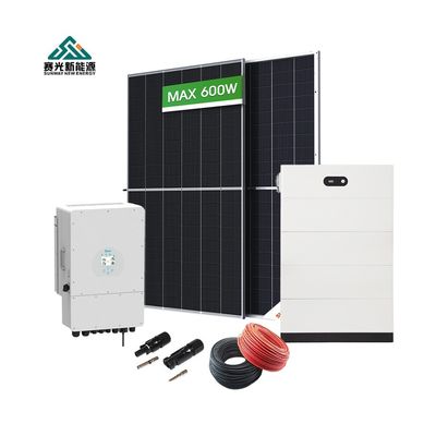 نصب سقف 15kW سیستم انرژی خورشیدی با Deye Growatt قبل از اینورتر