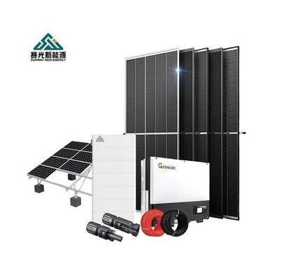 5kw 6kw 8kw 10kw انرژی خورشیدی سیستم خورشیدی هیبریدی مسکونی با گواهینامه TUV