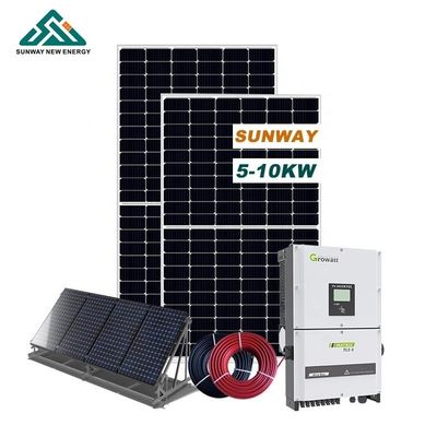 10kW 20kW در شبکه خورشیدی با 24 ساعت زمان کار